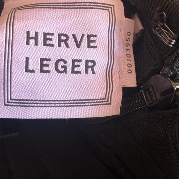 Herve Leger black signature dress - Picture 7 of 8